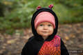 Babyanzug - Größe 80 - Schwarz mit Rainbow Lotus #babywearing
