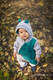 Babyanzug - Größe 110 - Graue Melange mit Under the Leaves #babywearing