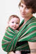 Baby Sling, Broken Twill Weave - Mint Twig - size M #babywearing