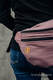Marsupio portaoggetti Waist Bag in tessuto di fascia, misura large (100% cotone) - LITTLE HERRINGBONE OMBRE PINK #babywearing