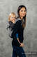Nosidło Klamrowe ONBUHIMO splot jodełkowy (100% bawełna), rozmiar Standard - MAŁA JODEŁKA OMBRE SZARY  #babywearing
