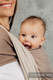 My First Baby Sling, Herringbone Weave (100% cotton) - LITTLE HERRINGBONE BABY CAFFE LATTE - size L (grade B) #babywearing