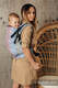 LennyPreschool Carrier, Preschool Size, jacquard weave 100% linen - TERRA - HUMMING  #babywearing