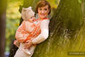 Żakardowa chusta do noszenia dzieci, bawełna - Bursztynowy Motyl - rozmiar L #babywearing