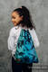 Sac à cordons en retailles d’écharpes (100 % coton) - JURASSIC PARK - taille standard 32 cm x 43 cm #babywearing
