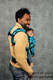 Mochila LennyUpGrade, talla estándar, tejido jaqurad 100% algodón - JURASSIC PARK #babywearing