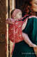 Nosidło Klamrowe ONBUHIMO  z tkaniny żakardowej (69% Bawełna, 31% Jedwab Tussah), rozmiar Standard - LOTOS - FOXY #babywearing
