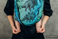 Żakardowa chusta do noszenia dzieci, 100% bawełna - PARK JURAJSKI - rozmiar XS #babywearing