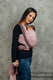 Baby Wrap, Herringbone Weave (100% cotton) - LITTLE HERRINGBONE OMBRE PINK - size S #babywearing