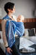 Ringsling, Jacquard Weave (100% cotton) - Horizon's Verge Blue & White - long 2.1m #babywearing