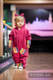 Fleece Romper - size 62 - pink with Luna #babywearing