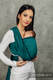 Baby Sling - EMERALD, Herringbone Weave, 100% cotton, size S #babywearing