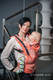 Ergonomic Carrier, Baby Size, jacquard weave 100% cotton - AMBER BUTTERFLY #babywearing