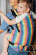 Nosidełko LennyPreschool  z tkaniny skośno-krzyzowej 100% bawełna, rozmiar preschool - LUNA #babywearing