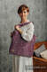 Torba na ramię z materiału chustowego, (100% bawełna) - DOILY - MAROON STEEL - uniwersalny rozmiar 37cmx37cm #babywearing
