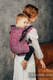 Mochila LennyPreschool, talla preschool, tejido jaqurad 100% algodón - DOILY - MAROON STEEL  #babywearing