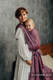 Żakardowa chusta do noszenia dzieci, bawełna - DOILY - MAROON STEEL- rozmiar L #babywearing