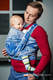 Baby Wrap, Jacquard Weave (100% cotton) - Galleons Blue & White - size L #babywearing