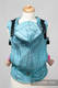 Nosidełko Ergonomiczne z tkaniny żakardowej 100% bawełna , Baby Size, GALEONY GRAFIT z TURKUSEM #babywearing