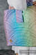 Sac à bandoulière en retailles d’écharpes (100 % coton) - PEACOCK’S TAIL - BUBBLE - taille standard 37 cm x 37 cm #babywearing