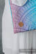 Shopping bag made of wrap fabric (100% cotton) - PEACOCK’S TAIL - BUBBLE  #babywearing