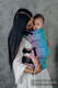 LennyUpGrade Carrier, Standard Size, jacquard weave 100% cotton - PEACOCK'S TAIL - BUBBLE  #babywearing
