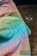 Fascia portabebè, tessitura Jacquard (100% cotone) - PEACOCK'S TAIL - BUBBLE - taglia XL #babywearing