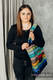 Schultertasche aus gewebtem Stoff (100% Baumwolle) - CAROUSEL OF COLORS - Größe Standard 37cm x 37cm  #babywearing