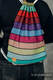 Sac à cordons en retailles d’écharpes (100 % coton) - CAROUSEL OF COLORS - taille standard 32cm x 43cm #babywearing