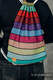 Mochila portaobjetos hecha de tejido de fular (100% algodón) - CAROUSEL OF COLORS - talla estándar 32cm x 43cm #babywearing