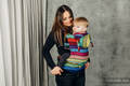 Nosidełko Ergonomiczne LennyGo z tkaniny skośnokrzyżowej 100% bawełna , rozmiar Toddler - KARUZELA BARW #babywearing