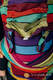 Nosidełko LennyHybrid Half Buckle, splot skośno-krzyżowy, 100% bawełna , rozmiar standard - KARUZELA BARW #babywearing