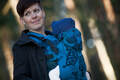 Ergonomic Carrier, Toddler Size, jacquard weave 100% cotton - NIGHT BUTTERFLY #babywearing