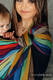 Chusta kółkowa, splot skośno-krzyżowy, (100% bawełna), ramię bez zakładek - KARUZELA BARW - standard 1.8m #babywearing