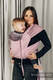 WRAP-TAI mini avec capuche, tissage herringbone / 100 % coton / LITTLE HERRINGBONE OMBRE PINK #babywearing