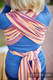 Chusta do noszenia dzieci, tkana splotem diamentowym, bawełna z bambusem - Helios - rozmiar L #babywearing