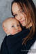 Baby Sling, Herringbone Weave (100% cotton) - LITTLE HERRINGBONE EBONY BLACK - size XS #babywearing