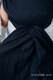 Fular Línea Básica, tejido Herringbone (100% algodón) - LITTLE HERRINGBONE EBONY BLACK - talla XL #babywearing