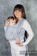 Baby Sling, Herringbone Weave (100% cotton) - LITTLE HERRINGBONE GREY - size M #babywearing
