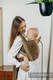 Écharpe, jacquard (100% coton) - LITTLE LOVE - GOLDEN DUO - taille M #babywearing