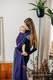 Fascia portabebè, tessitura Jacquard (100% cotone) - LITTLE LOVE - PLUM DUO - taglia XS #babywearing