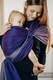 Baby Wrap, Jacquard Weave (100% cotton) - LITTLELOVE - PLUM DUO - size XL #babywearing