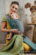Baby Wrap, Jacquard Weave (100% cotton) - ENCHANTED NOOK - IN BLOOM - size XS #babywearing