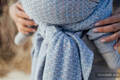 Żakardowa chusta do noszenia dzieci, 64% Bawełna 36% Jedwab - LITTLELOVE - DESTINY - rozmiar XS #babywearing
