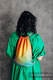 Plecak/worek, (100% bawełna) - TĘCZOWY WOLNY DUCH - rozmiar uniwersalny 32cm x 43cm #babywearing