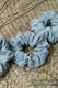 Scrunchie - set of 3 - LITTLE HERRINGBONE GREY #babywearing