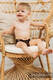 Couvre-couche en laine - Brown & Black Stripes - OS #babywearing