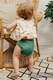 Cover di lana - Herringbone Green Pea - OS #babywearing