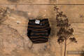 Wollüberhose - Brown & Black Stripes - NB #babywearing