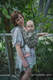 Żakardowa chusta do noszenia dzieci, 100% len - VIRIDIFLORA - KHAKI - rozmiar M (drugi gatunek) #babywearing